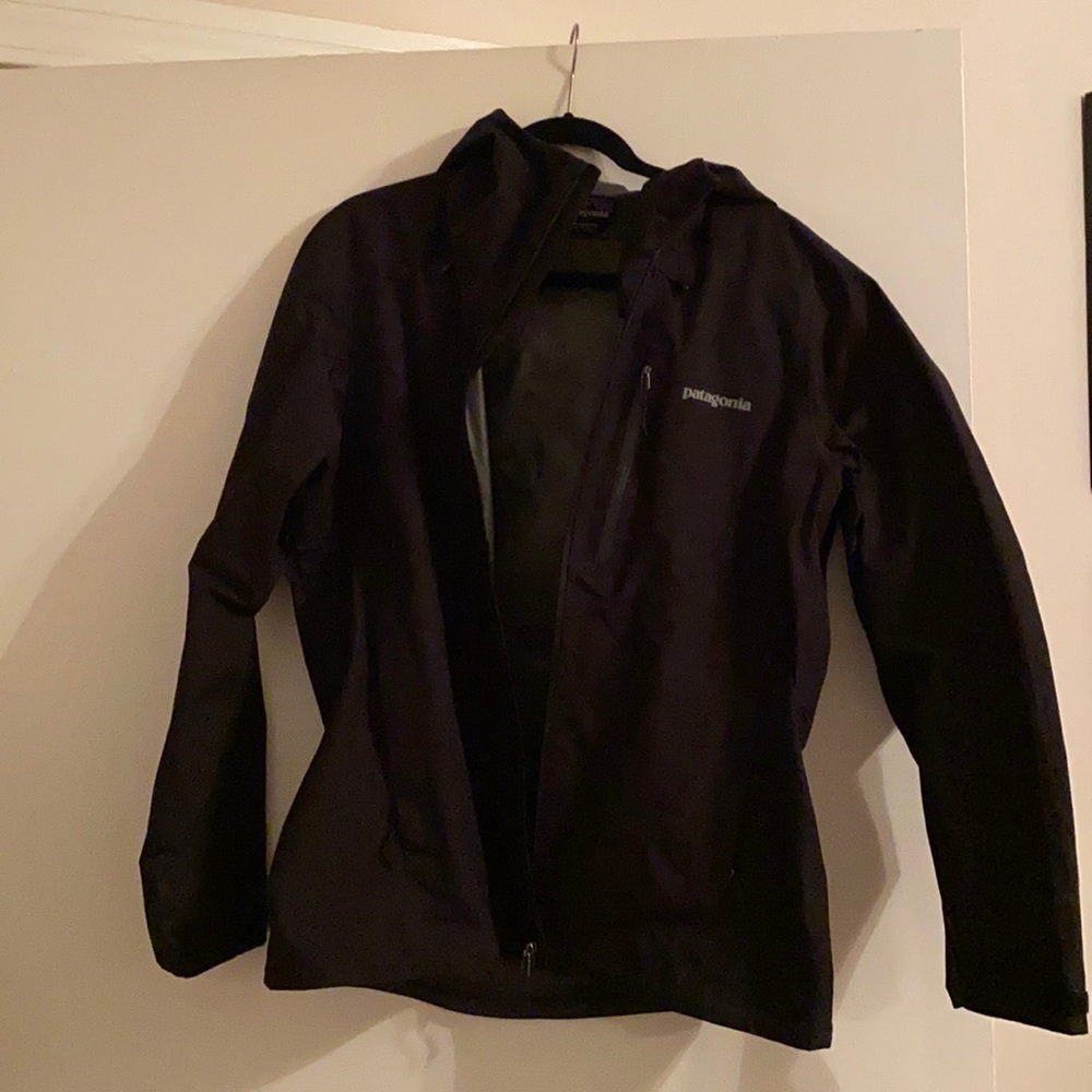 Patagonia Black Hooded Shell Jacket